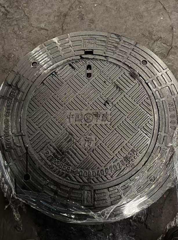 港北球墨铸铁防沉降井盖展示